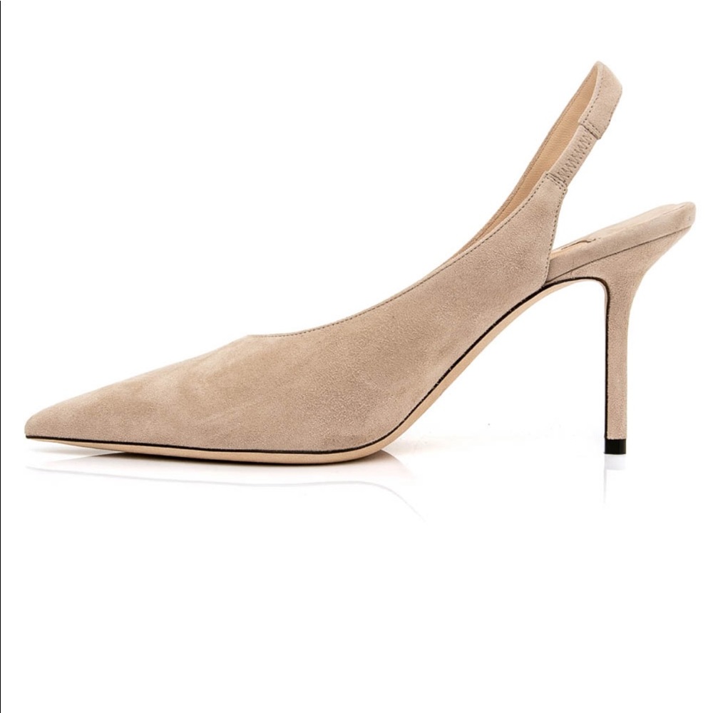 Jimmy Choo Ivy in White Sand w/dust bag & box